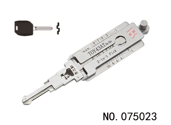 master keys for opening locks and key code reader Toyota Camry, RuiZhi, carola, corolla TOY43(TOY43AT)(075023)