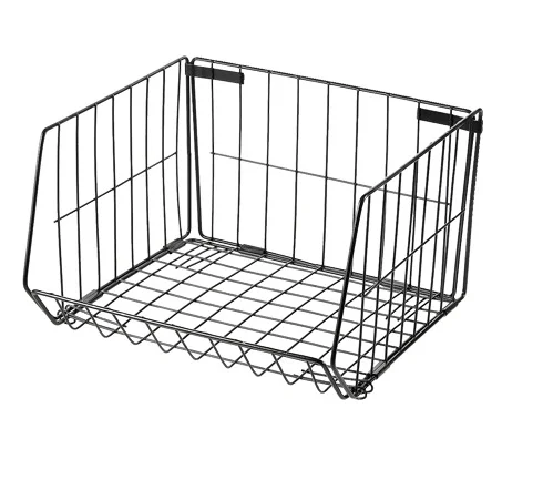 Сетчатые корзины для хранения с крючками металлическая подвесная корзина кухонный органайзер держатель дверь шкафа брюк