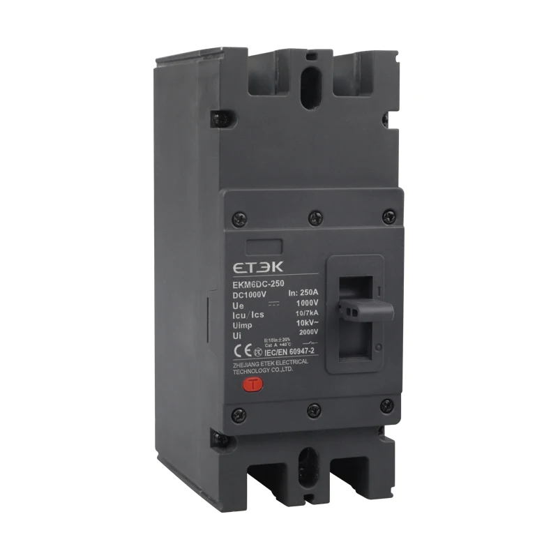 ETEK EKM1-63DCSolar в формованном корпусе 500V 1000V 1500V DC фотоэлектрический выключатель 150A 200A 300A 400A 600A ПВ изолятор высокий ток
