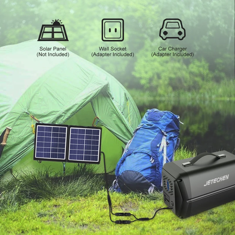 New Arrival High power 300w AC solar generator station 307.2Wh 3.2V 96000mAh portable power generator