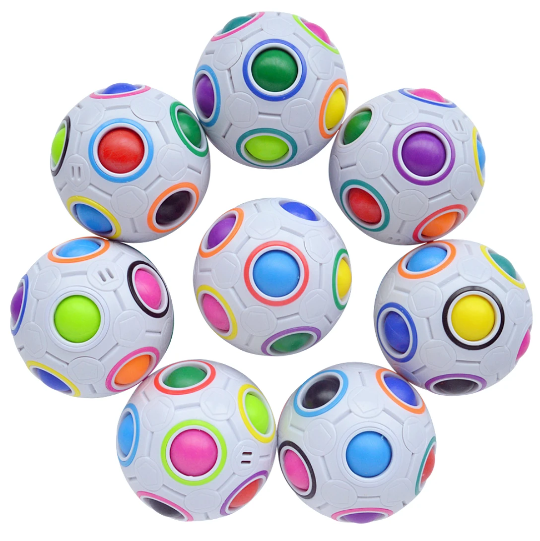 2022 new Wholesale Balls Football Magic Cube toys for children Adults Gifts Learning maze