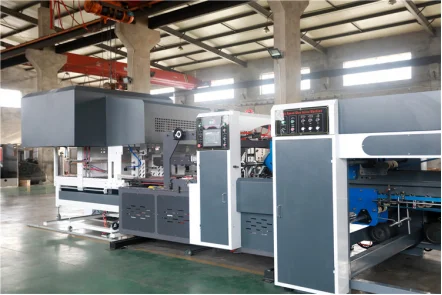 FFG High Speed Paperboard Making Corrugated Paperboard Printer Slotter Die-Cutter And Gluer Machine
