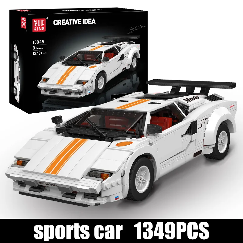 Формовочный 10045 технический автомобиль 82416 MOC Countachs 10337 скорость супер знаменитая коллекция автомобилей DIY строительные блоки кирпичные наборы игрушек