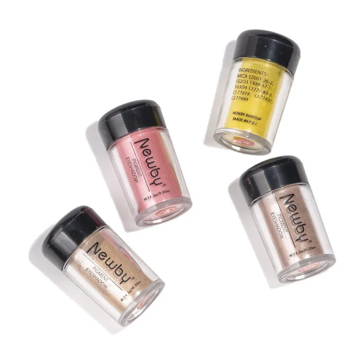 12 colors makeup loose pigment powder eyeshadow set waterproof metallic glitter eyeshadow powder loose pigment single eyeshadow