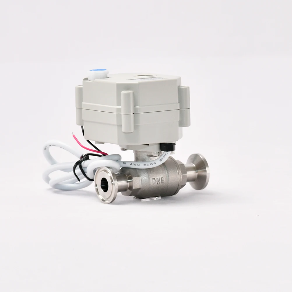 Manual function 3/8' small size 3-wire control SS304 Electric valve