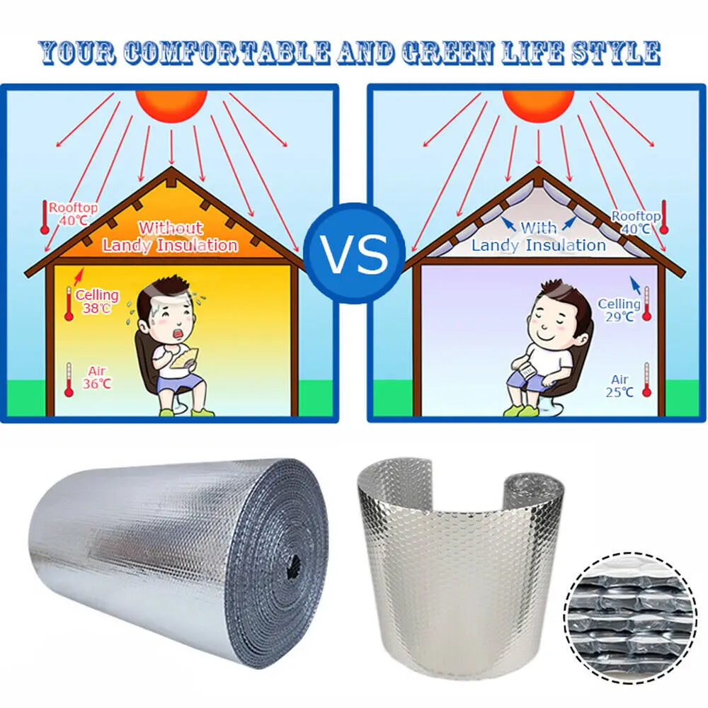 5 layers Kraft paper aluminum laminated air bubble film machine