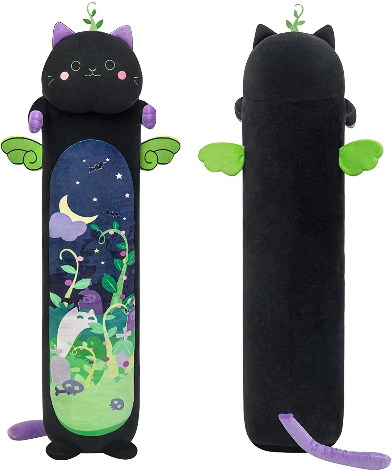 aby Kids Toys Soft Cat Big Hugging Plush Pillow Cartoon Long Cat Kitten Legs Sleeping Companion Bolster Toys Stuffed Animal