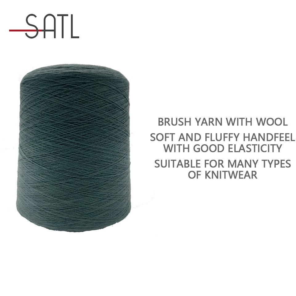 High Quality Ring Spun 2/36nm 55% Cotton 20% Polyester 15% Acrylic 10% Viscose Yarn On Cones For Knitting