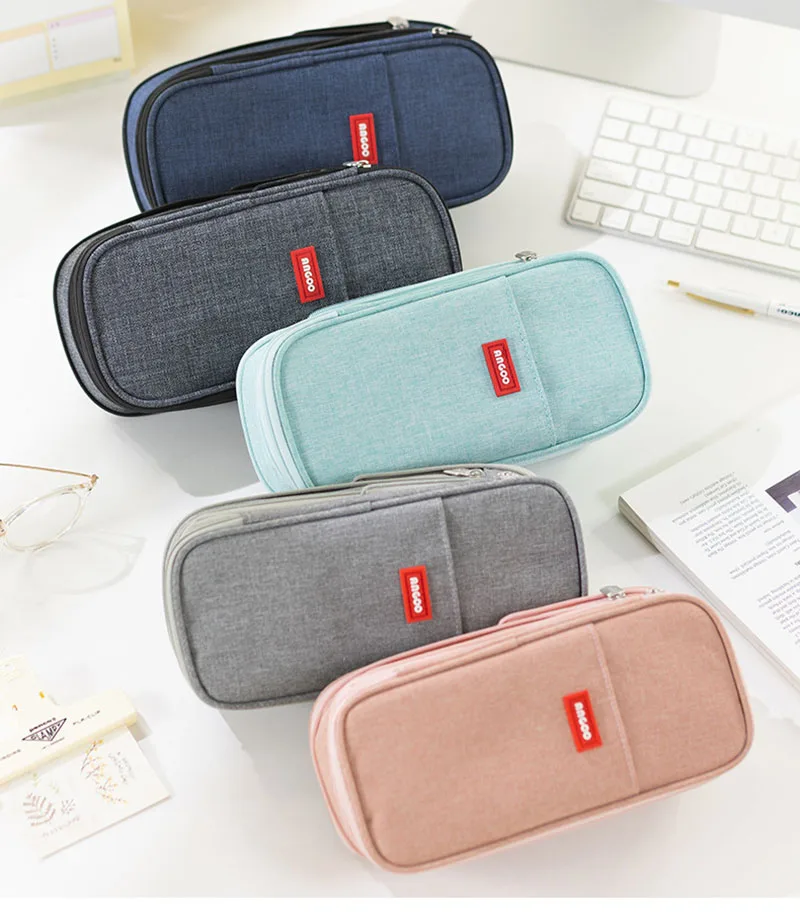 Bview Art Big Capacity Pencil Pen Case Office College School Large Storage Bag Pouch Holder Box Organizer