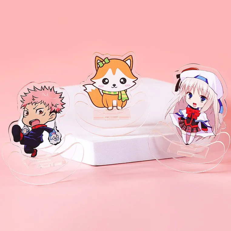 Star cartoon Q-version small standing card peripheral commemorative gift creative anime acrylic rocking music customization