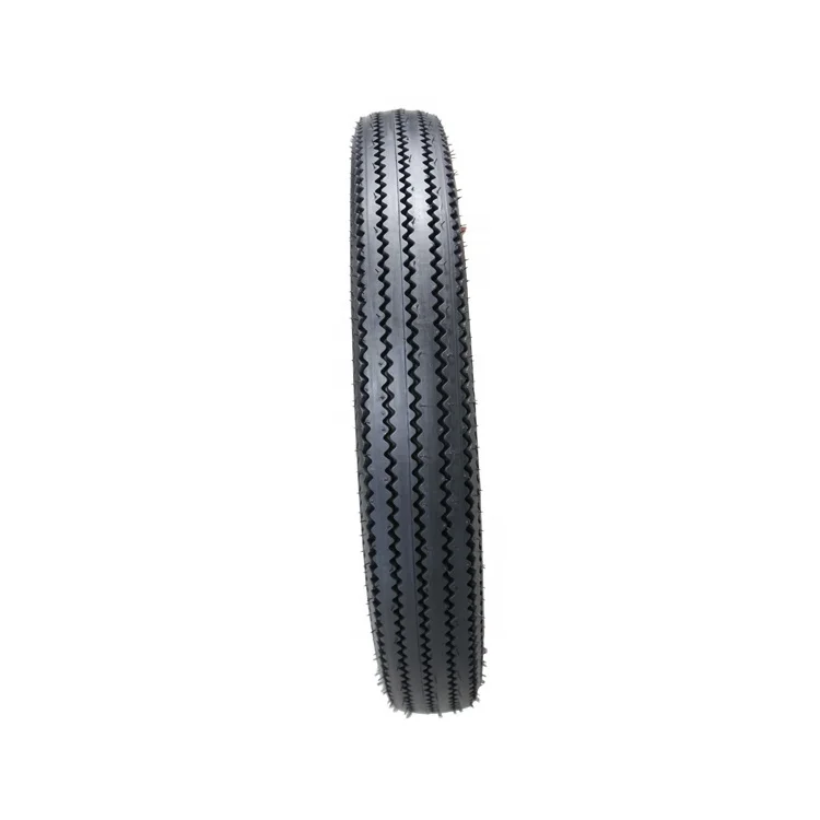 Top quality cheaper price 3.50-18 vintage sawtooth pattern motorcycle tire