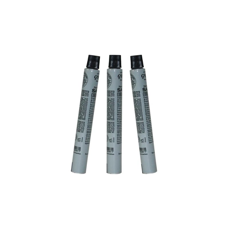 100% Recyclable Hot Sale  Dia16mm Empty  Offset Printing Metal Cylinder Lip Balm Tube Eye Cream Tubes