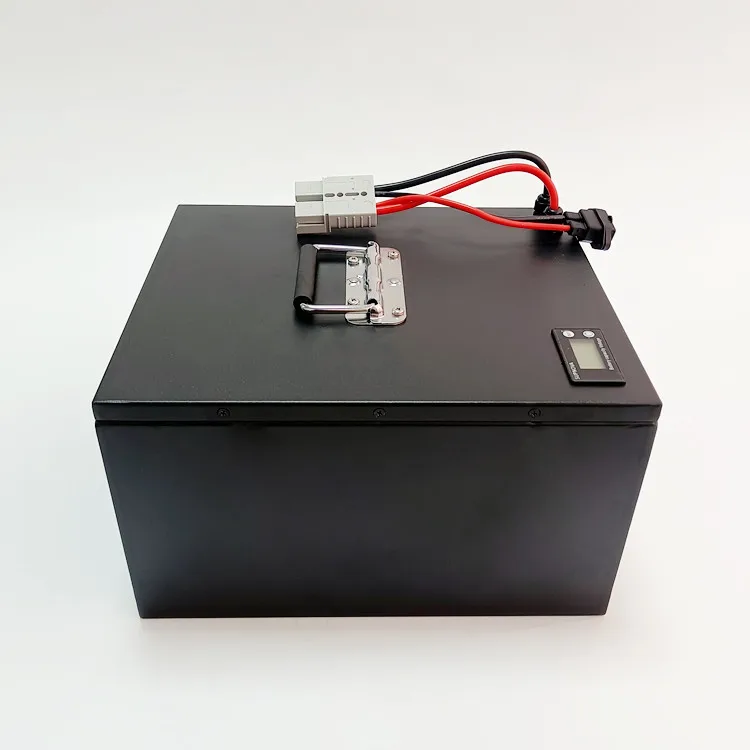 Deep Cycle Phosphate Ebike Motorcycle RV Golf Cart Lifepo4 50Ah 52V 100Ah 200Ah BMS 52v 50 Lithium Battery