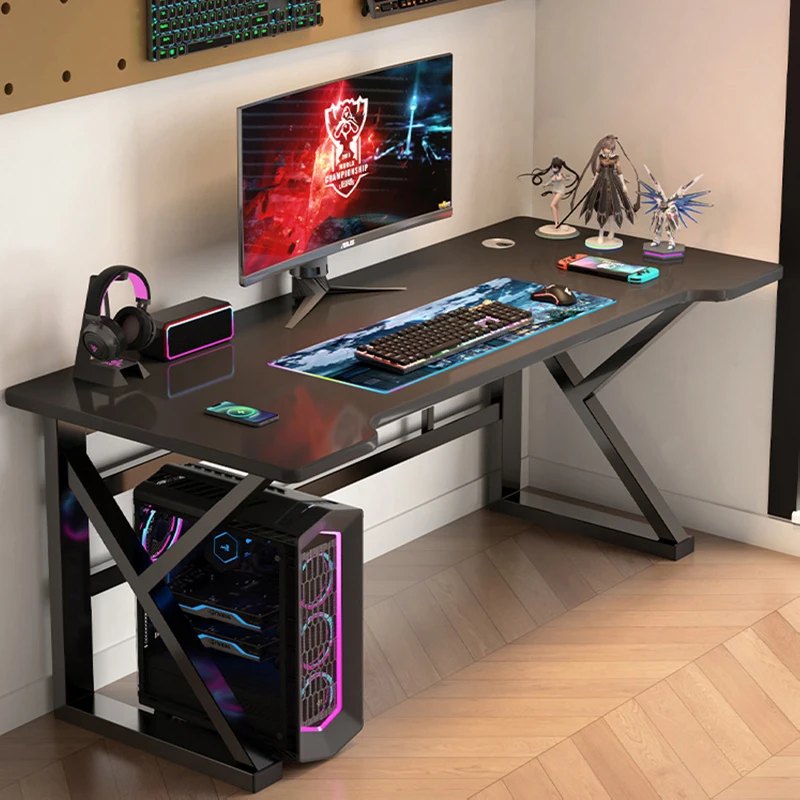2024 Factory Cheap Price Computer Table Simple Home Furniture Modern Gaming Desktop Table