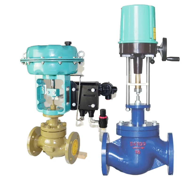 Factory Direct Supply Cage Guided Globe System Pneumatic Control Valve Positioner For Sale