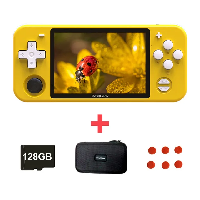 RGB10 Retro Handheld Game Player 3.5 Inch IPS Screen RK3326 Chip Linux Mini Video Game Console128G