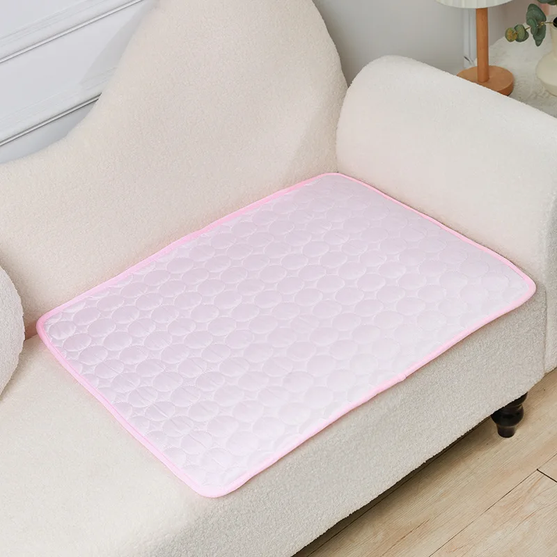 Pet ice silk mat for cats and dogs Summer cooling supplies for large dog pet mats