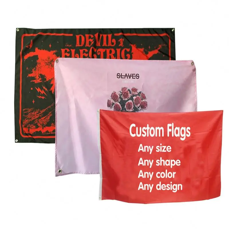 Custom Printed Quality Promotional Custom Custom Decorations flags Embroidered Mexican Flag
