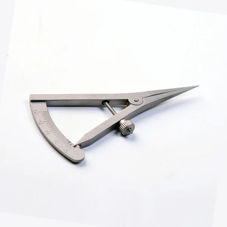 Factory Wholesale Eye Surgery Instruments Titanium Alloy Eye Gauge Measuring Ruler
