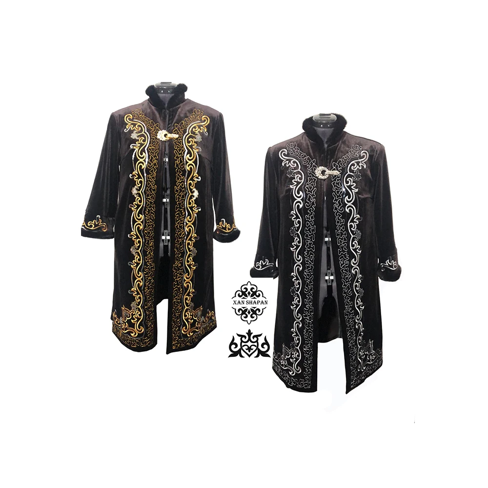 
Long Style Beshmet National Clothes For Woman Lady 