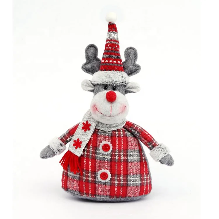hot sale christmas decoration soft elf home decoration doll christmas pyroar plush ornament toy