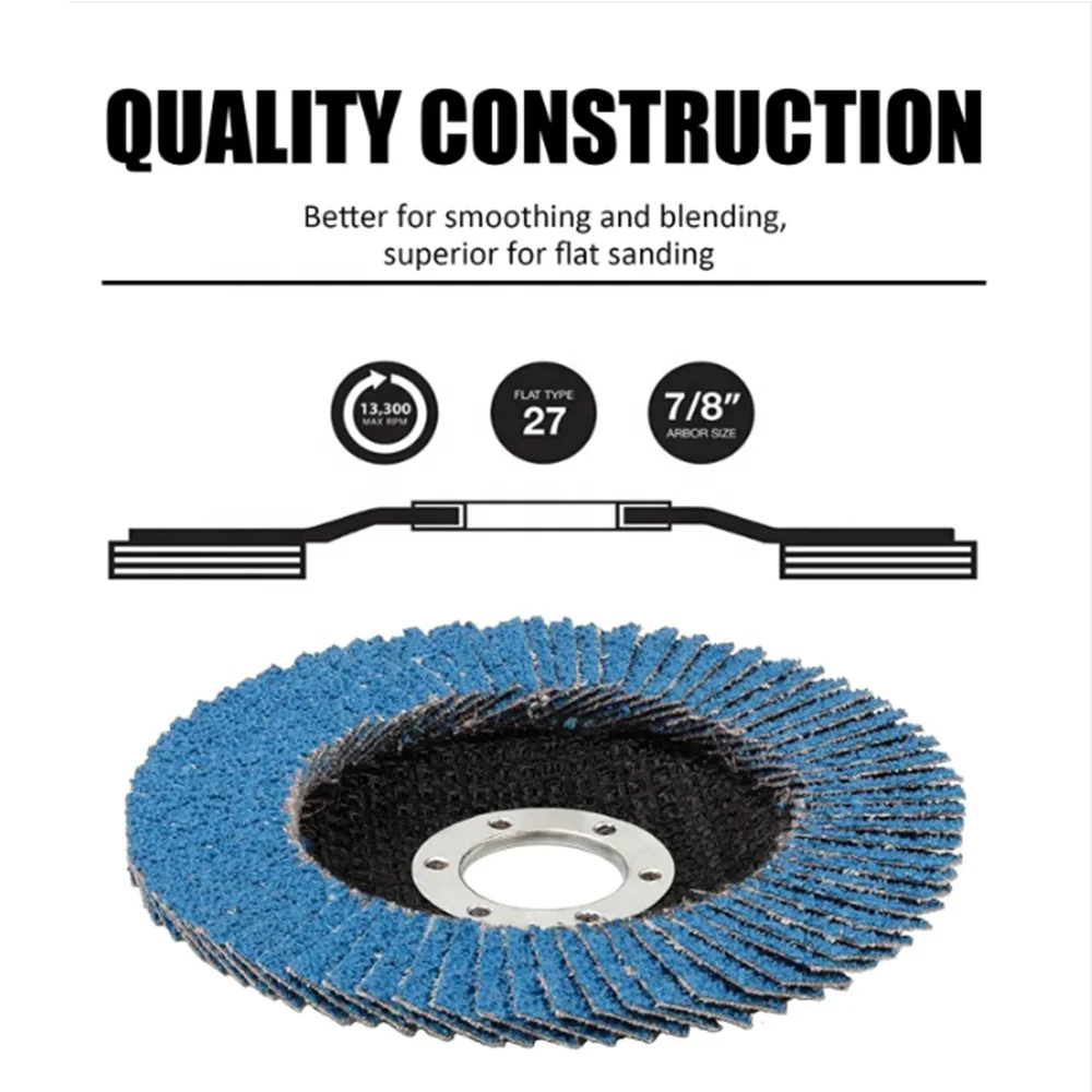 China factory 4.5inch disc flap flap wheel flap disc stainless steel