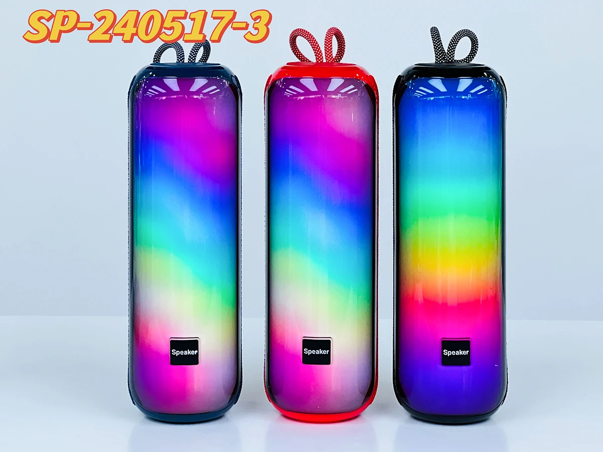 Новый SP-240517-3 портативный беспроводной синий зуб динамик водонепроницаемый открытый RGB звуковая коробка