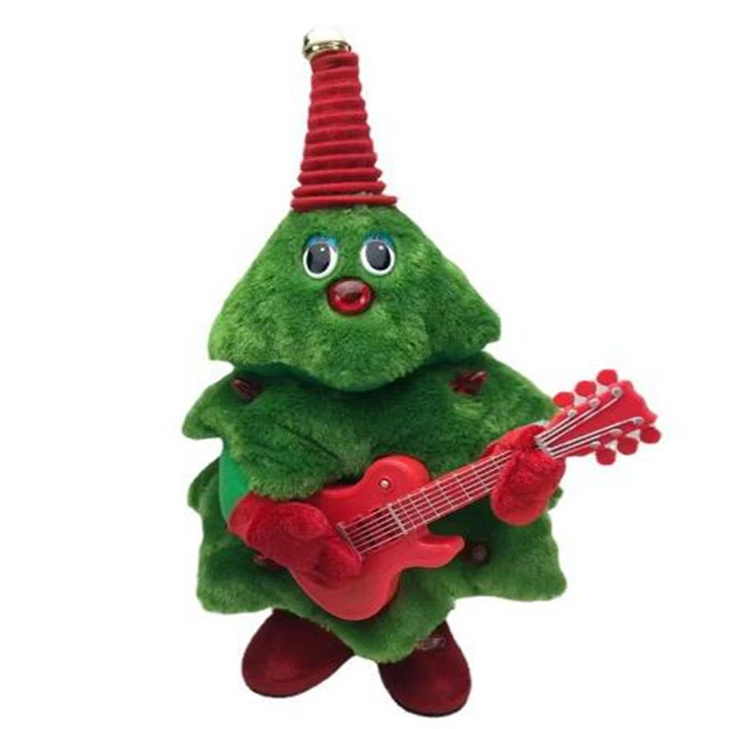 Wholesale singing Christmas tree toy Custom High Quality Stuffed Dancing Christmas Tree Toy
