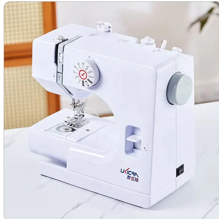UFR-725 Household Electric Multifunctional Sewing Machine 12 Stitch Lock Button Eye Lock Edge 2024 Factory Wholesale New Use