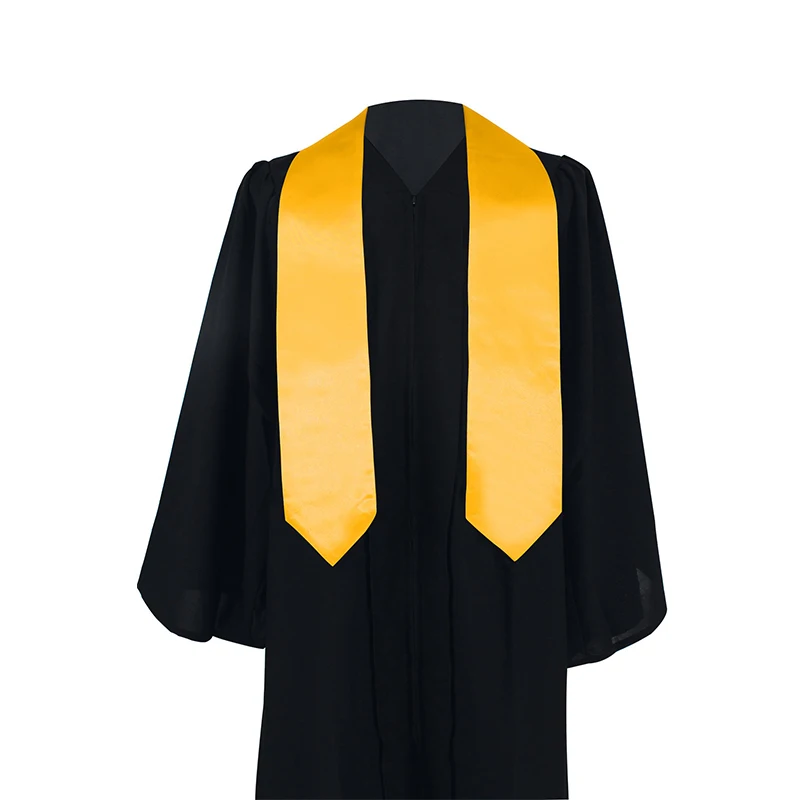 Promotional Cheap Sublimation Digital Printed Satin Spandex Full Color Custom Design Neck Fan Graduation Sash Scarf Shawl