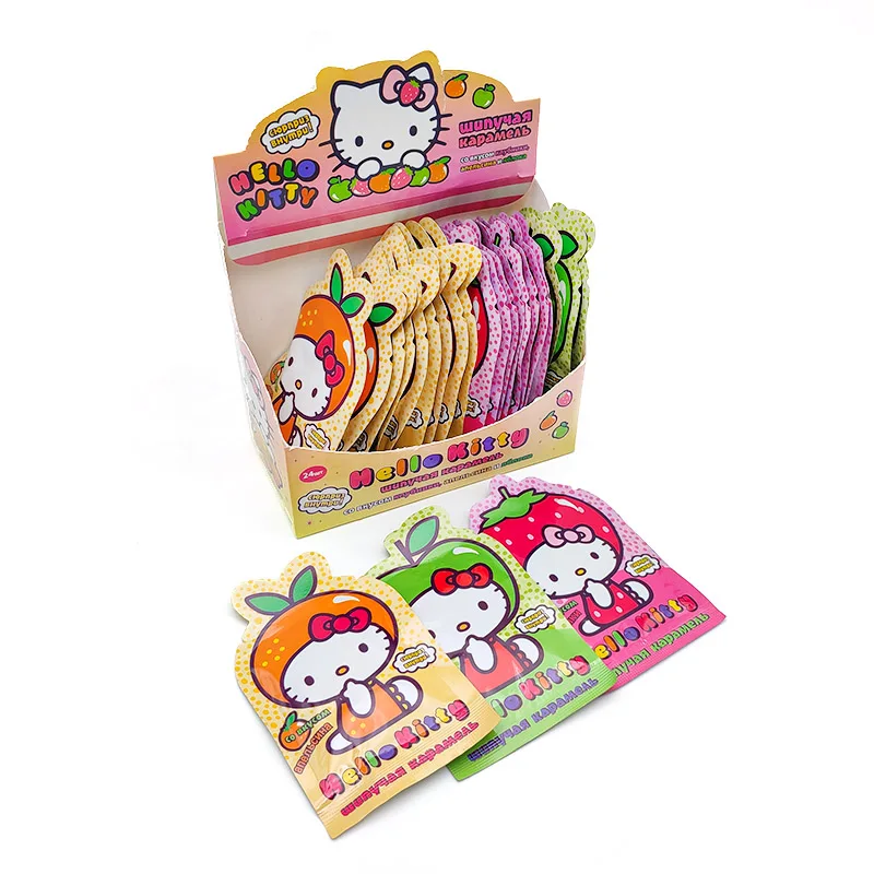 wholesale custom hot sale cute cartoon shape hard popping candy with tattoo