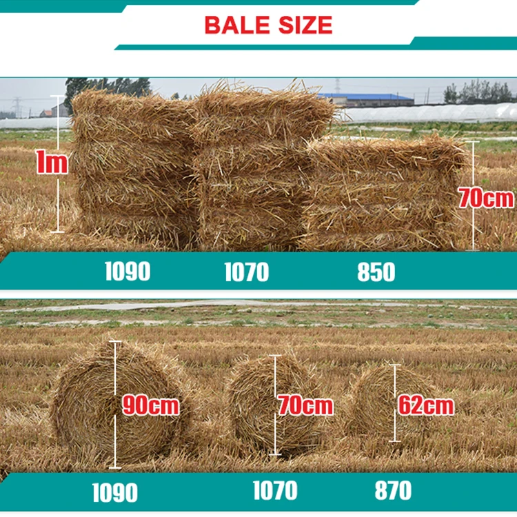 
Mini Walk Behind Tractor Hay Bailer Tractor Mounted Pto Mini Round Hay Straw Baler Machine Round Baler Machine For tractor 