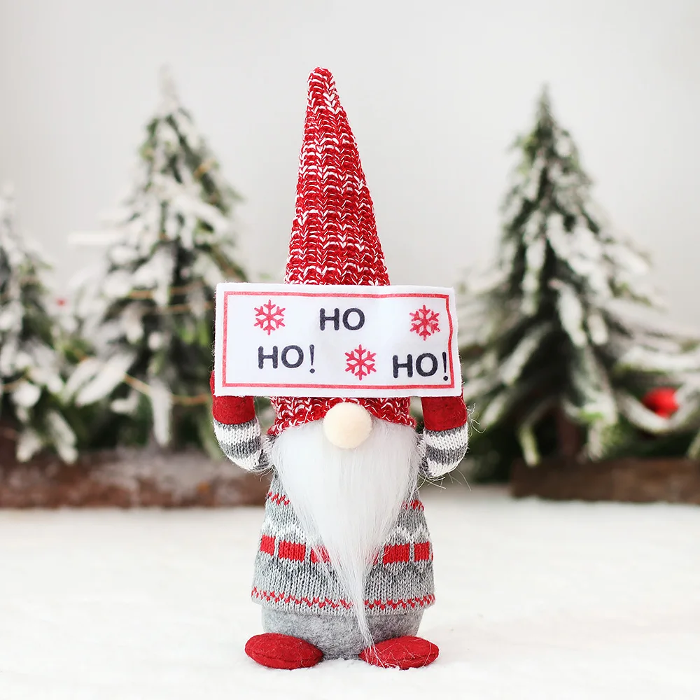 2024 New Arrivals Raise a sign Christmas Gnomes Ornament Other Christmas Decorations