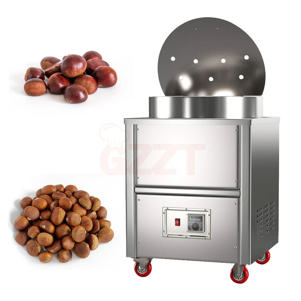 Best Stainless Steel Roasted Chestnuts Machine Electric Type Gas Use Chestnut Roasting for Sale