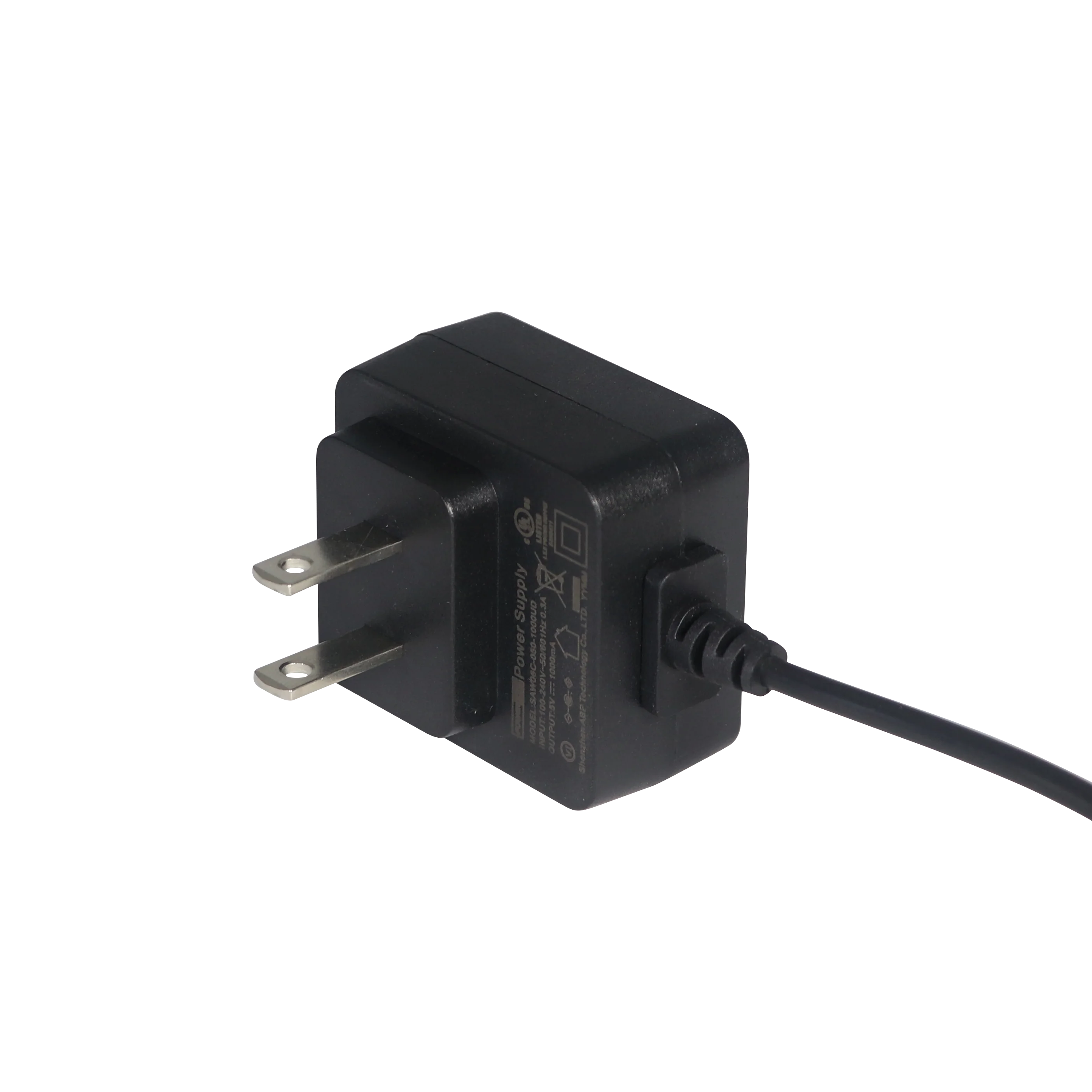 ODM OEM Power Suppliers DC wall plug-in 5V1A 5V0.5A 5V1.2A router Camera TV UL FCC CE UKCA KC PSE SECswitching power adapter