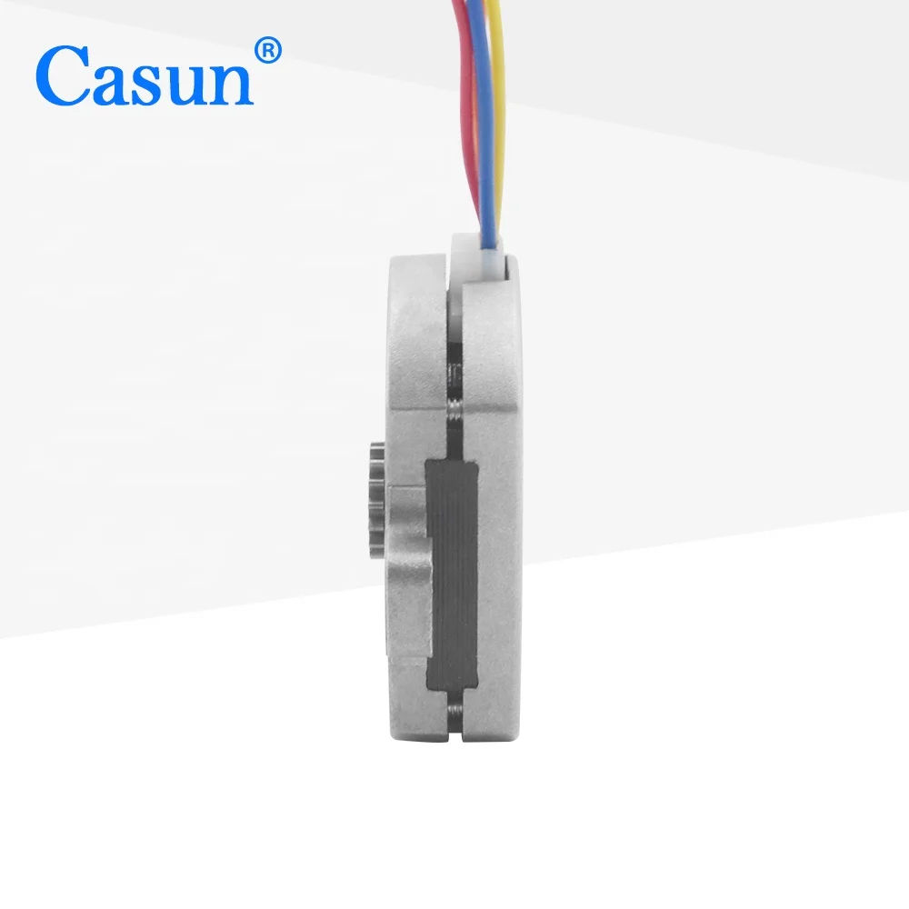 Casun pancake stepper motor Ultra-thin step motor 46SHY 1.8 degree 170mN.m flat step motor for SMT