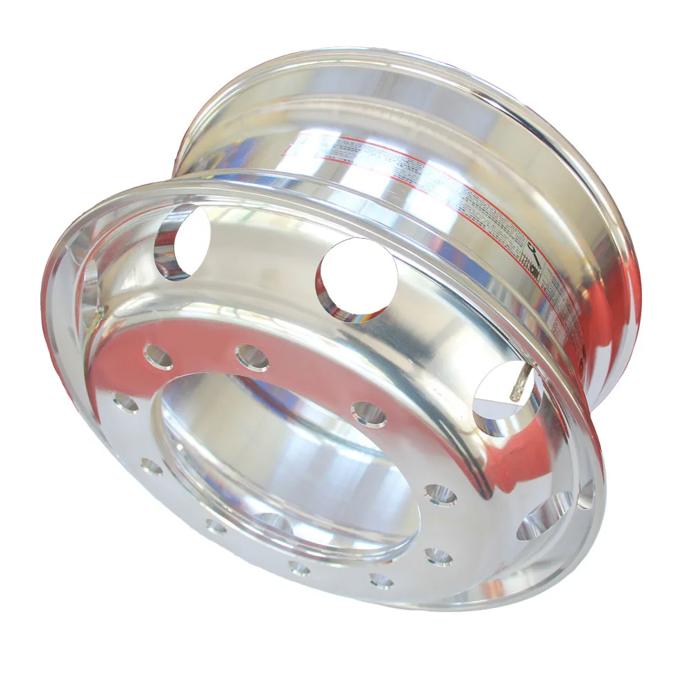 alloy aluminum 17.5*6.75 tubeless truck wheel rims hot selling for truck and trailer wheel rims supplier in China