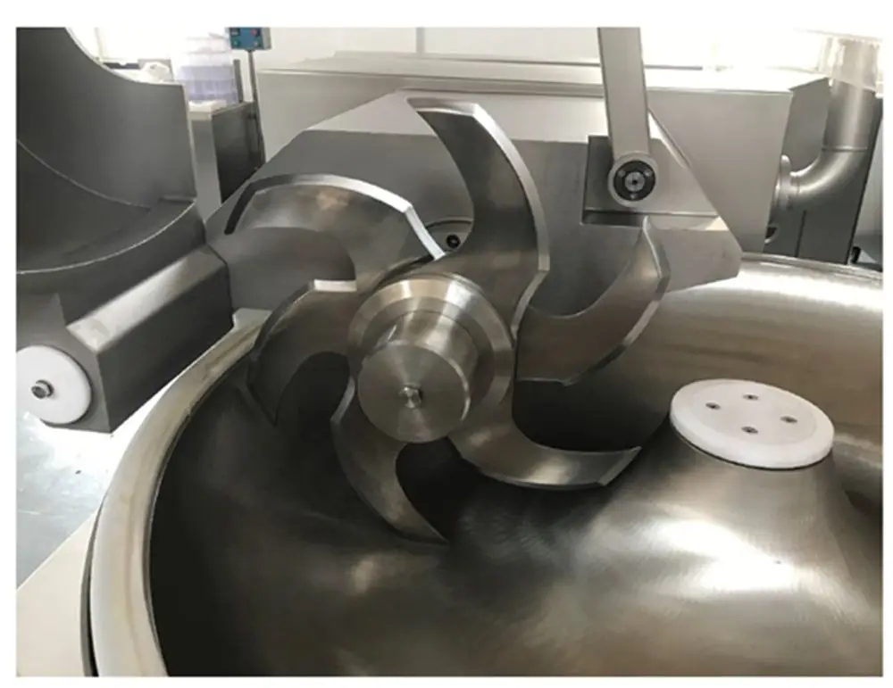 304 Stainless Steel Meat Bowl Cutter DVSD (Dual Variable Speed Driver) Meat Cutting Machine bowl cutter machine