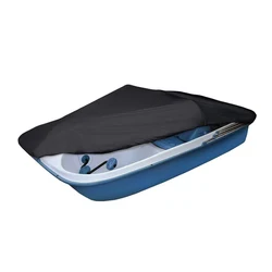 Outdoor pedal boat cover Black cruise ship sun rain and dust proof cover Treading boat waterproof cover