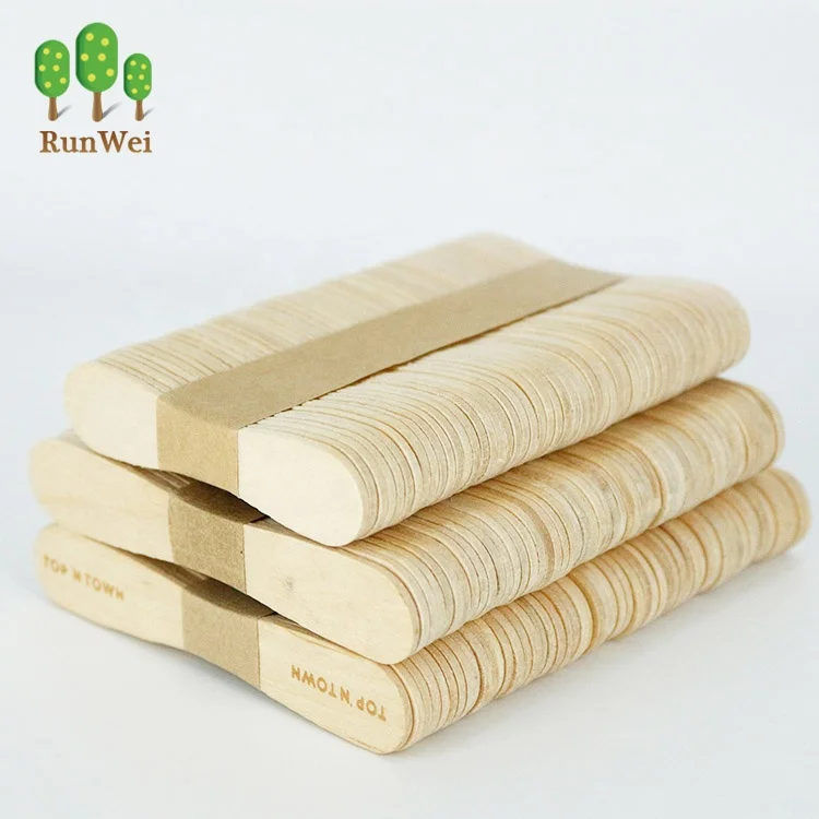 High Quality China wholesale disposable wooden ice cream spoon