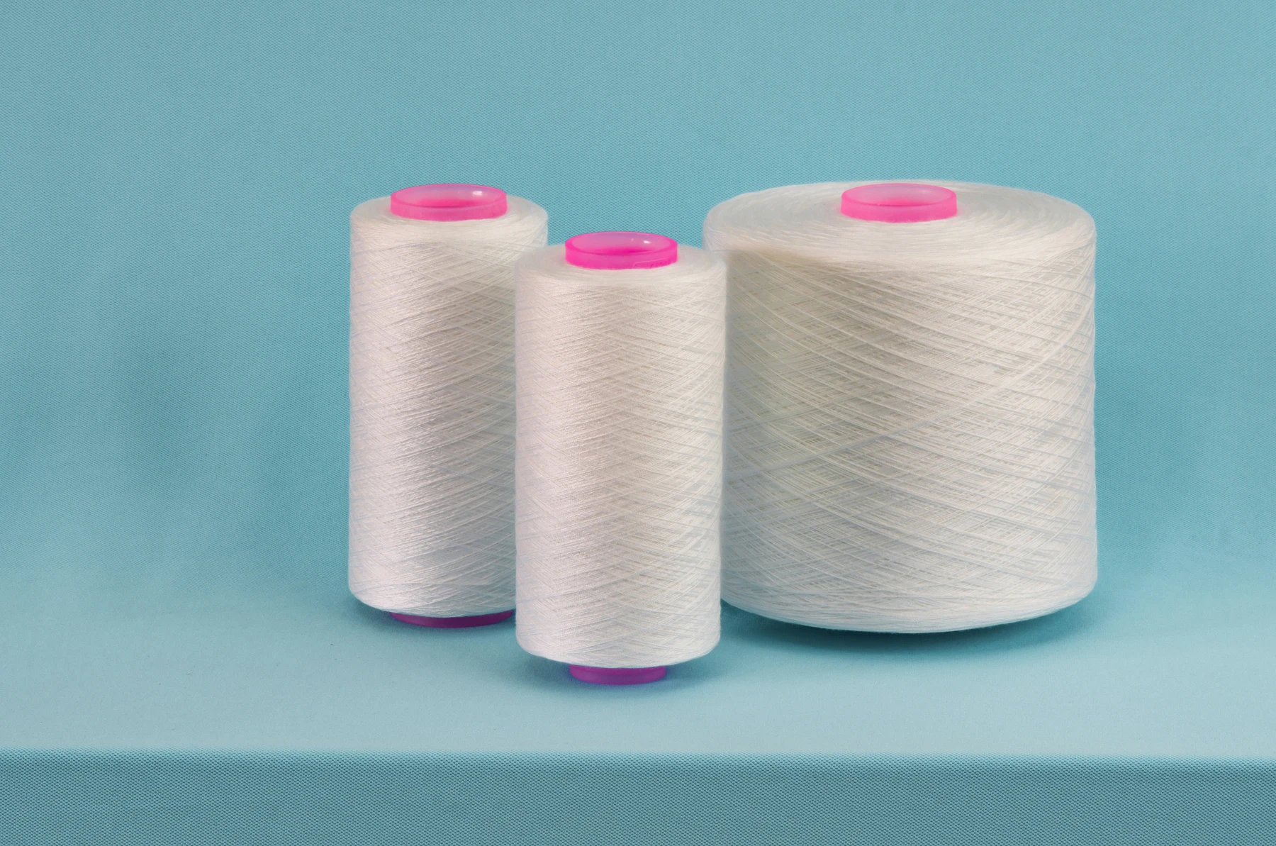  40/2 raw white color spun polyester thread for sewing