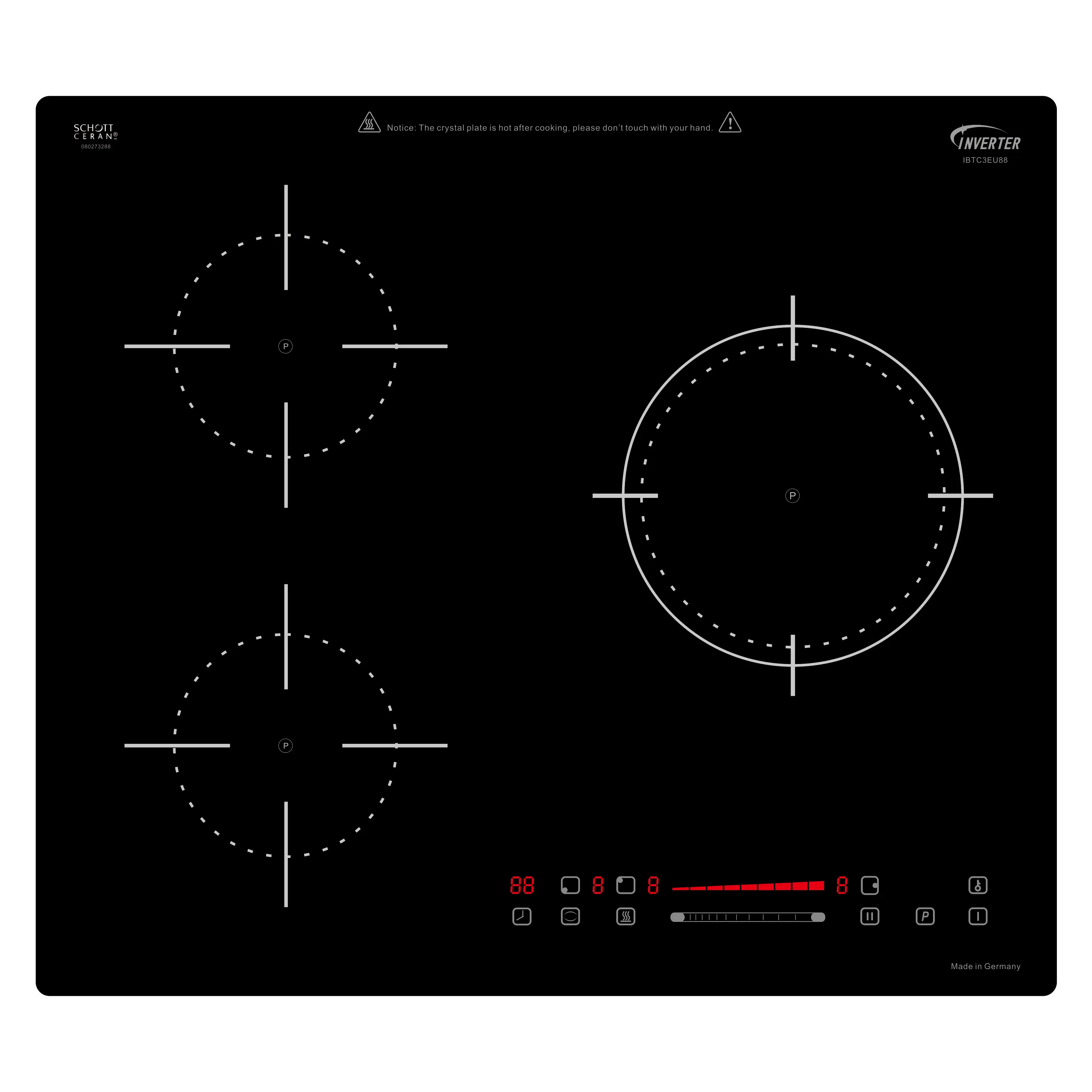Zhongshan Kitchen Electric Induction Cooker Manufacturer Magnetic Infrared Built In Induction Hob