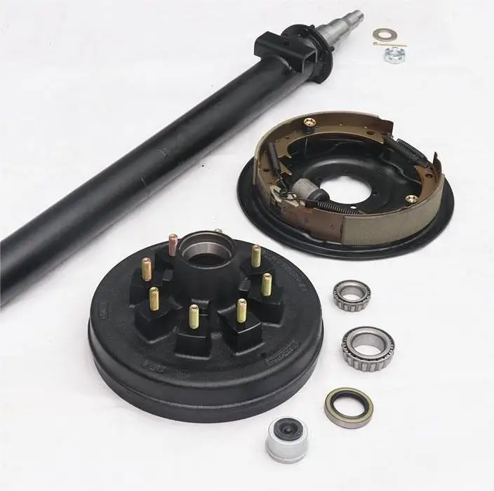 caravan trailer RV 12 inch 25580 &14125A Bearing 7000lbs trailer axle caravan brake drum