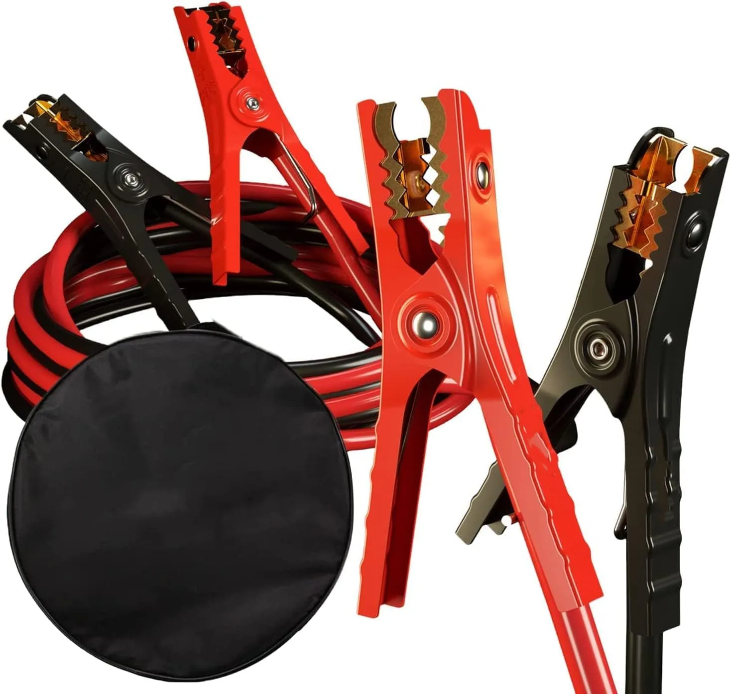 Jumper Cables for Car Battery, Heavy Duty Automotive Booster Cables for Jump Starting Dead or Weak Batteries with Carrying Bag