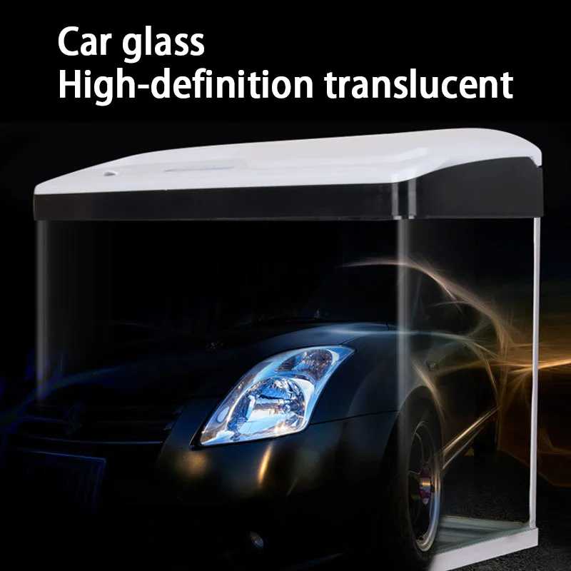 Living room office car glass Landscaping indoor mini fish tank clear indoor fish aquarium