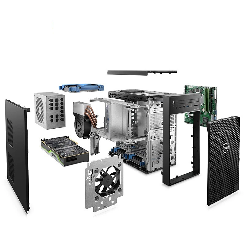 100% Новый оригинальный DELL башня рабочей станции T3650 Intel Core I9-11900K 16G 1 ТБ высокого качества