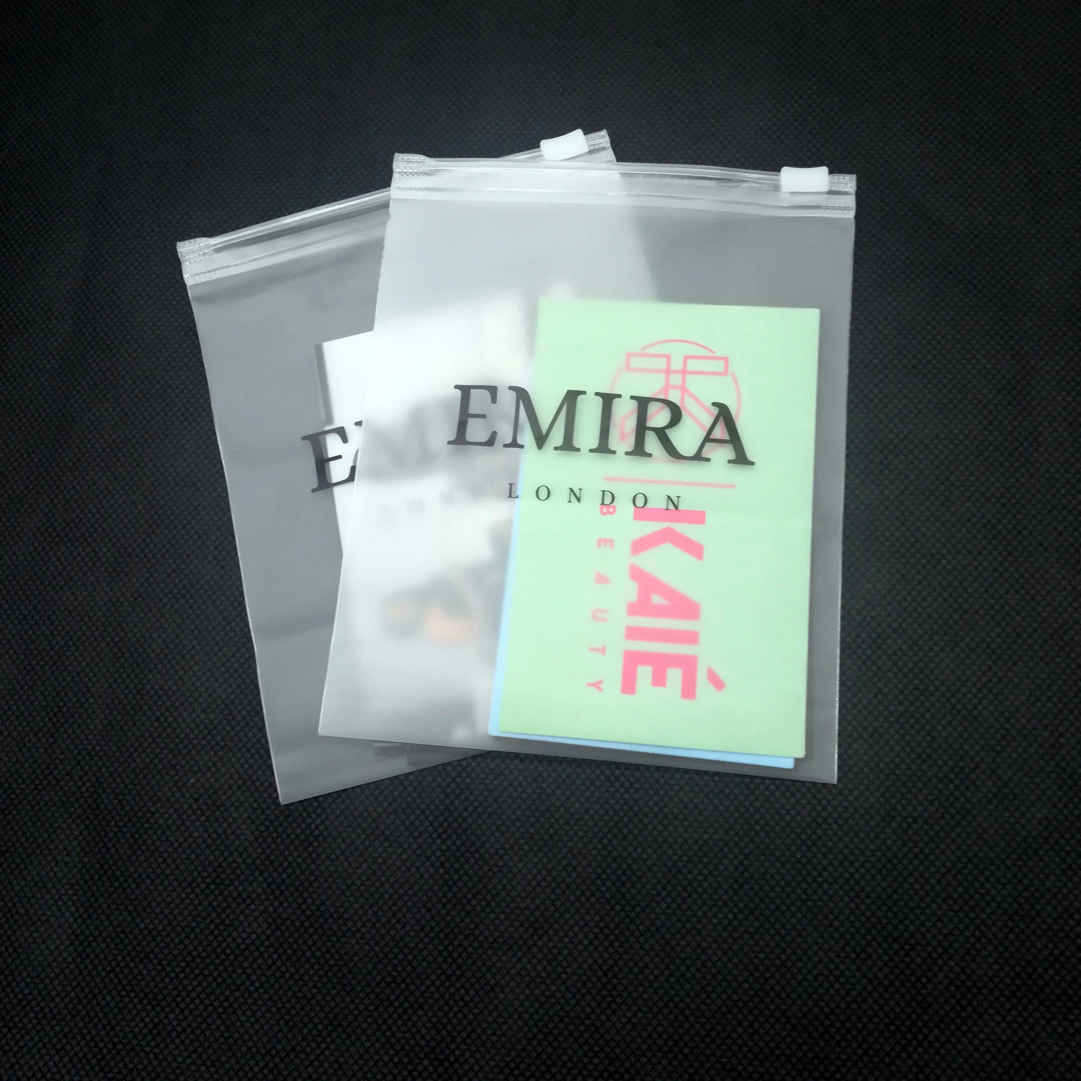 hot custom logo various sizes frosted zip lock bags for packing small things