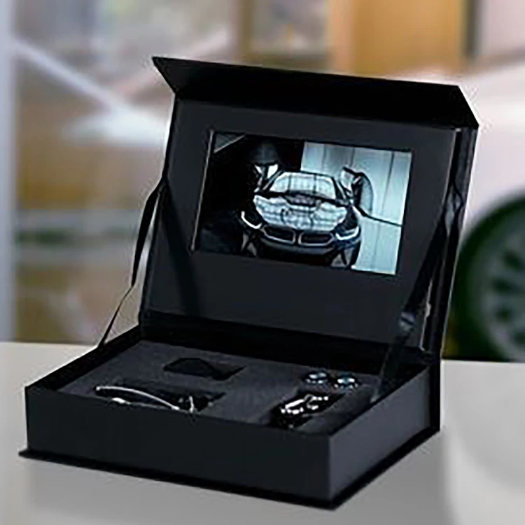 Popular Customized 2.4 2.8 4.3 5 7 10.1 Video Presentation Box Packaging Display Boxes