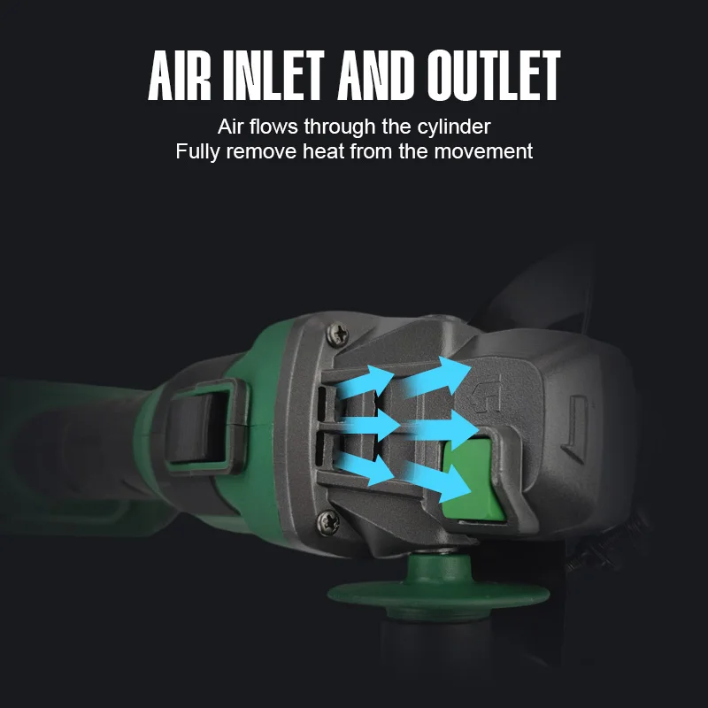 100mm Electric Mini Brushless Cordless Angle Grinder 125mm Machines Battery Powered Set