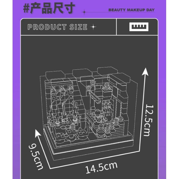 liangjun Mould King 24036 332PCS Creative Series Dream Display Box Coffee Day Set Building Block Puzzle Toy birthday gift